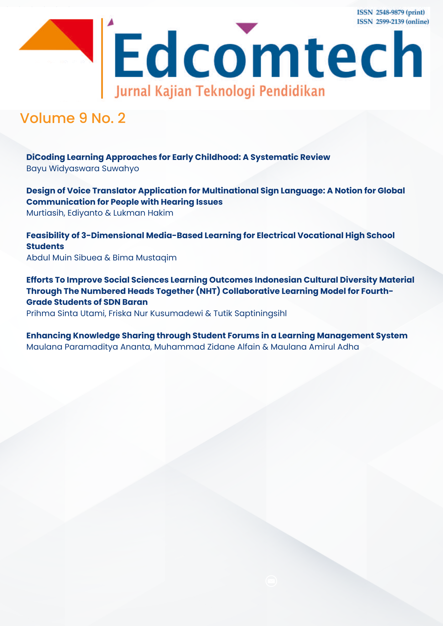 					View Vol. 9 No. 2 (2024)
				